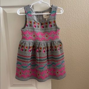Peek 3T Super cute embroidered dress